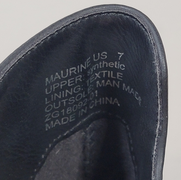 Zigisoho Maureen Black Mules Women's Size 7 Western Booties Vegan Leather - Picture 10 of 16